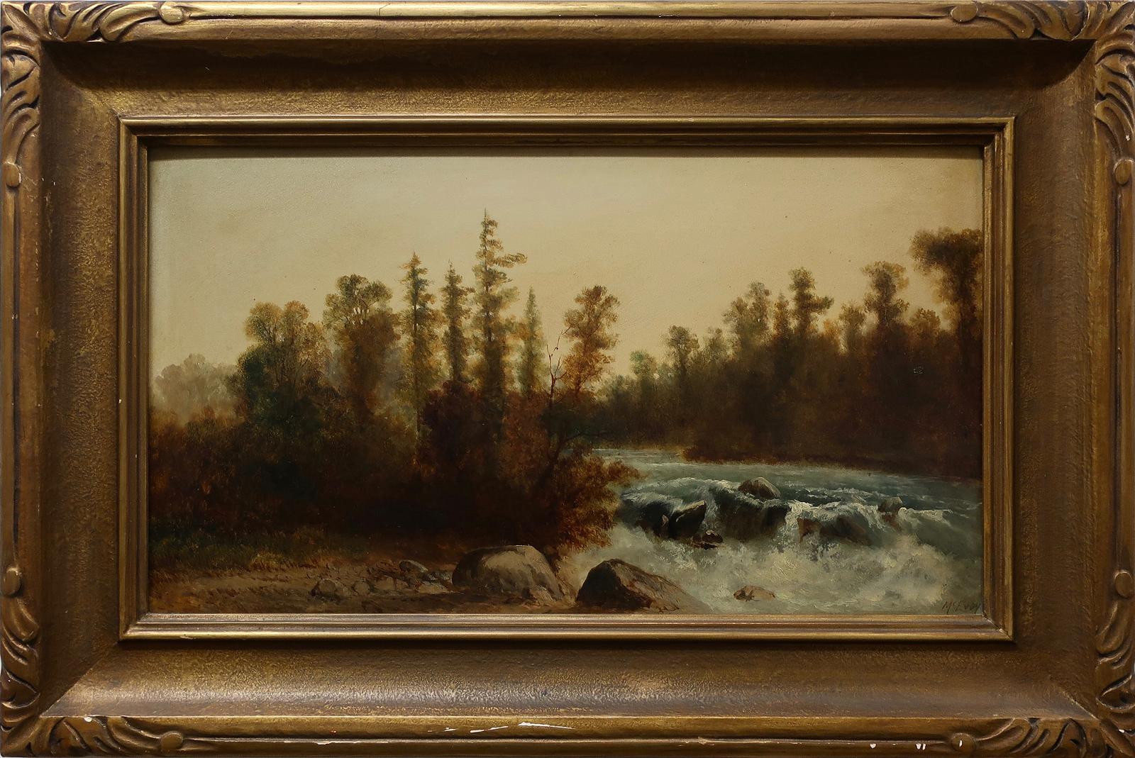 Harry (Henry) Nesbitt McEvoy (1828-1914) - Untitled (Rapid Waters)