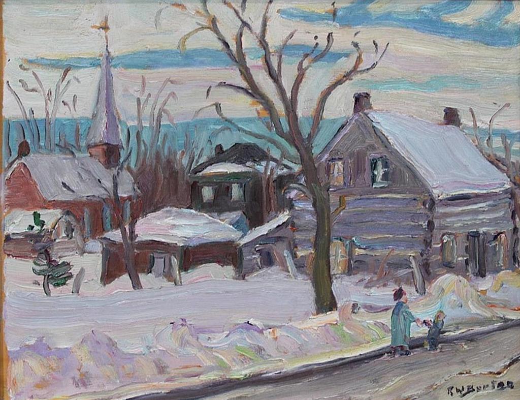 Ralph Wallace Burton (1905-1983) - OLDEST LOO HOUSE IN RICHMOND. ONT.