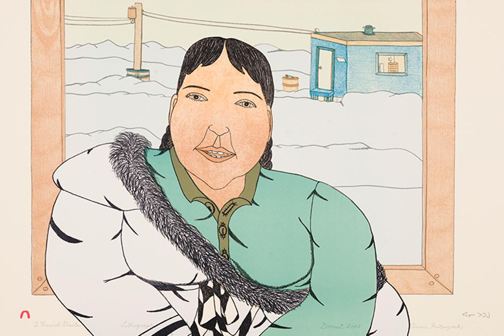 Annie Pootoogook (1969-2016) - A Friend Visits