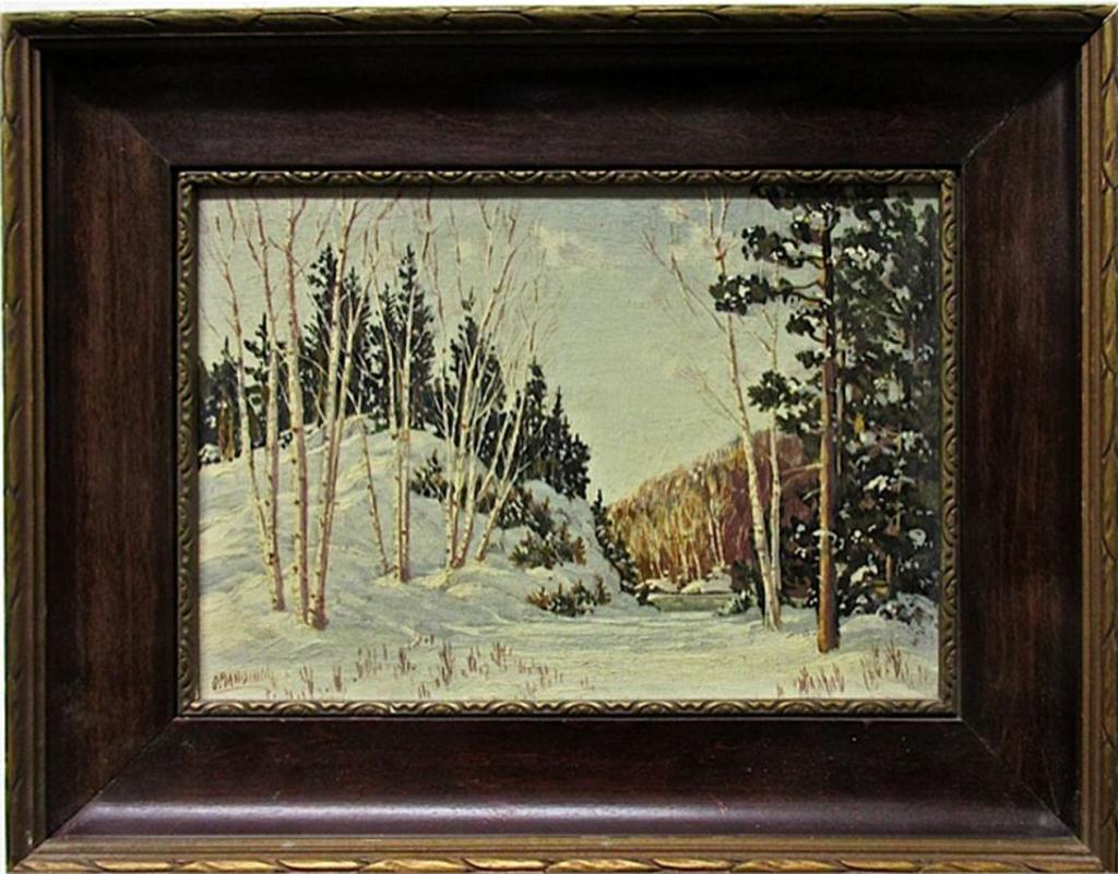 Otto Planding (1887-1964) - Winter Shadows