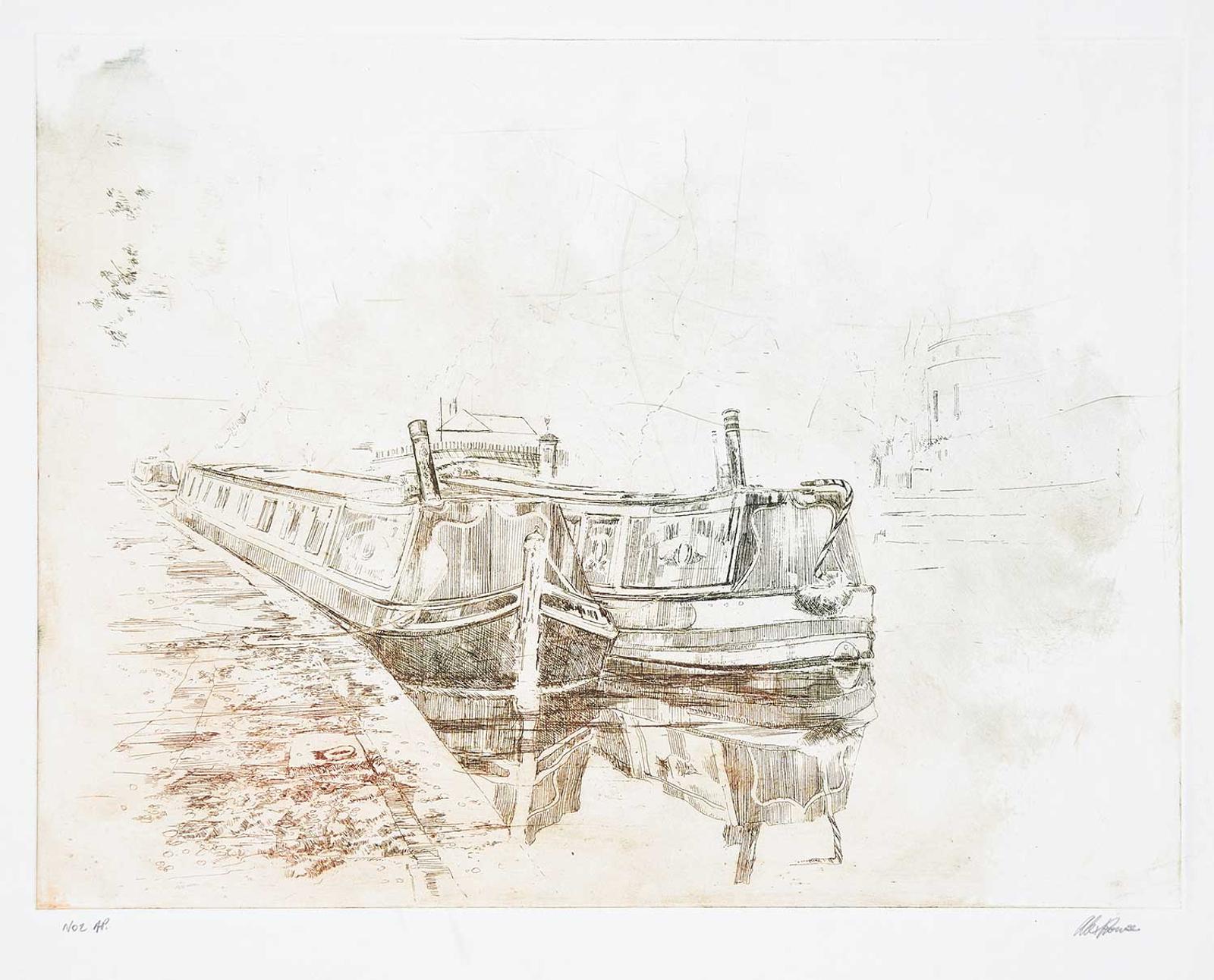 Alex Prowe - Untitled - Boats on the Canal #No.2 AP