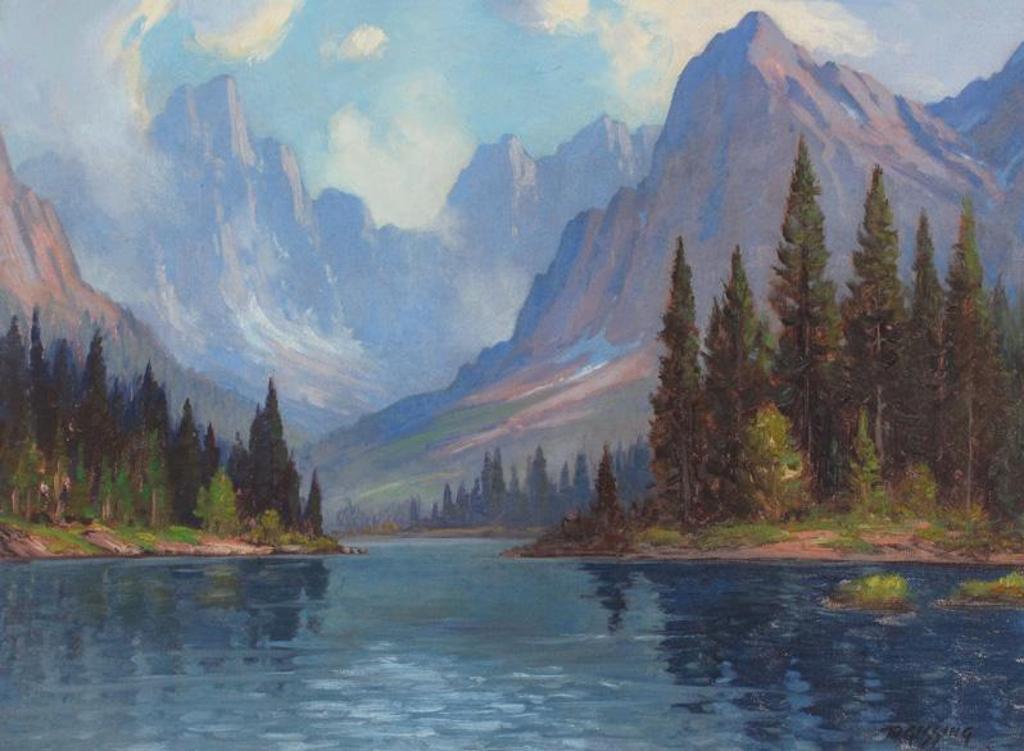 Roland Gissing (1895-1967) - Waterfowl Lake; 1954
