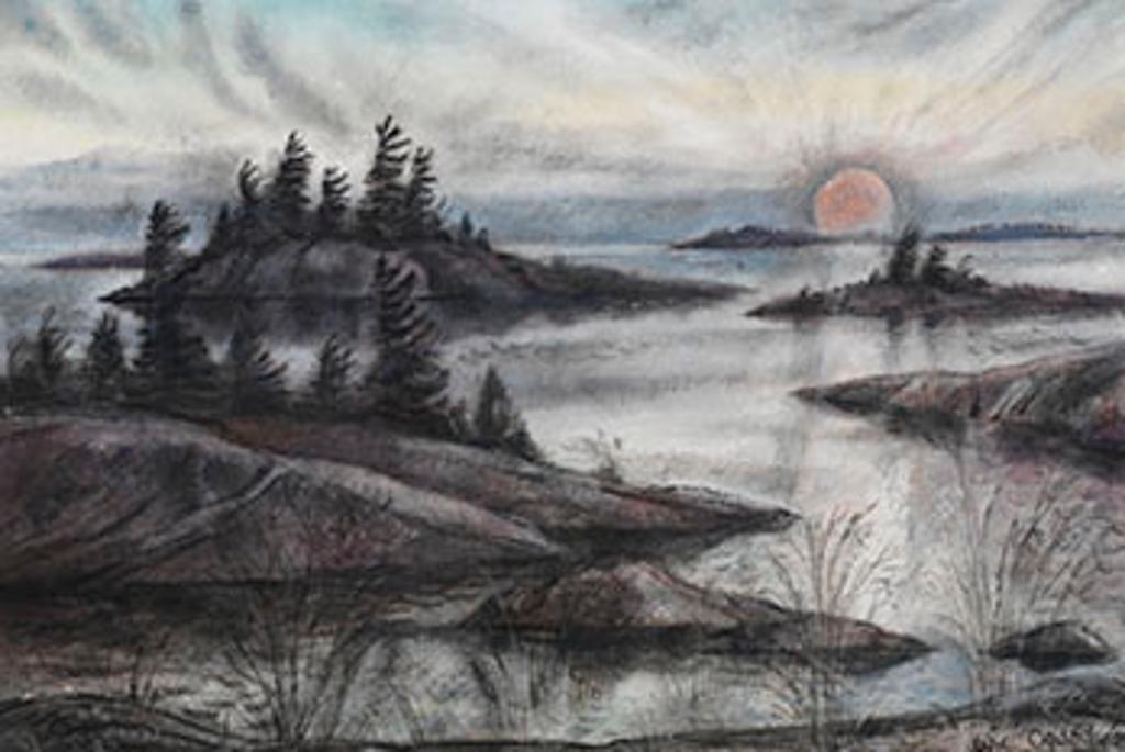 William (Will) Abernethy Ogilvie (1901-1989) - Evening, Georgian Bay