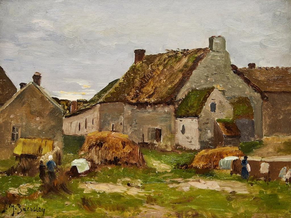 James MacDonald Barnsley (1861-1929) - Village Landscape