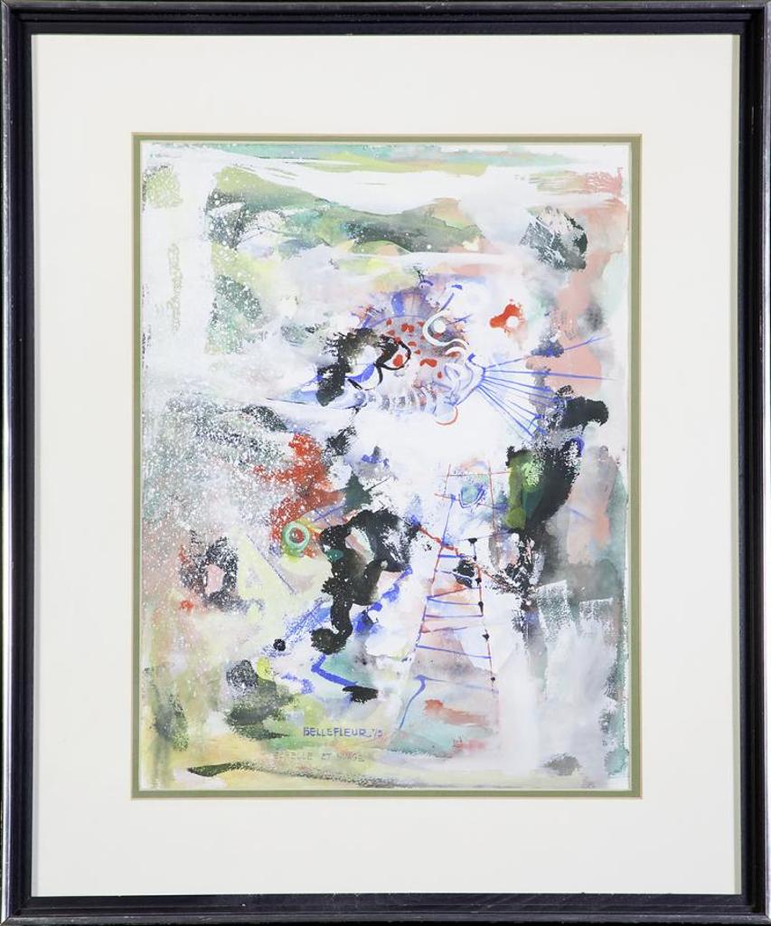 Léon Bellefleur (1910-2007) - Echelles et Nuage