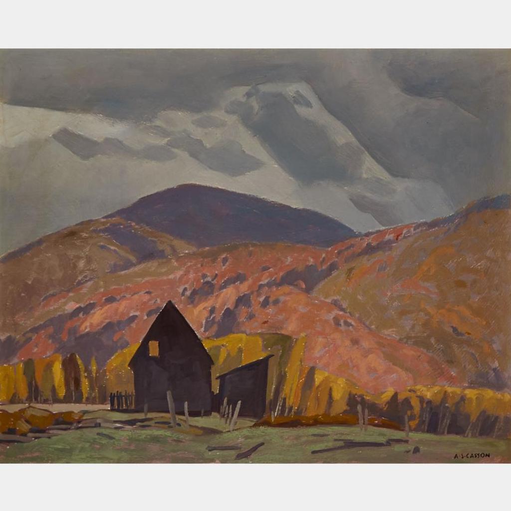 Alfred Joseph (A.J.) Casson (1898-1992) - Abandoned Farm - Halfway Lake, 1958