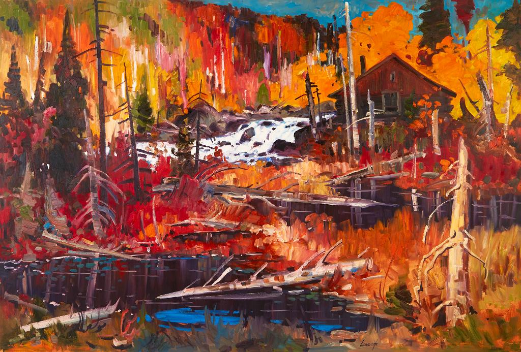 Bruno Cote (1940-2010) - October at the Camp