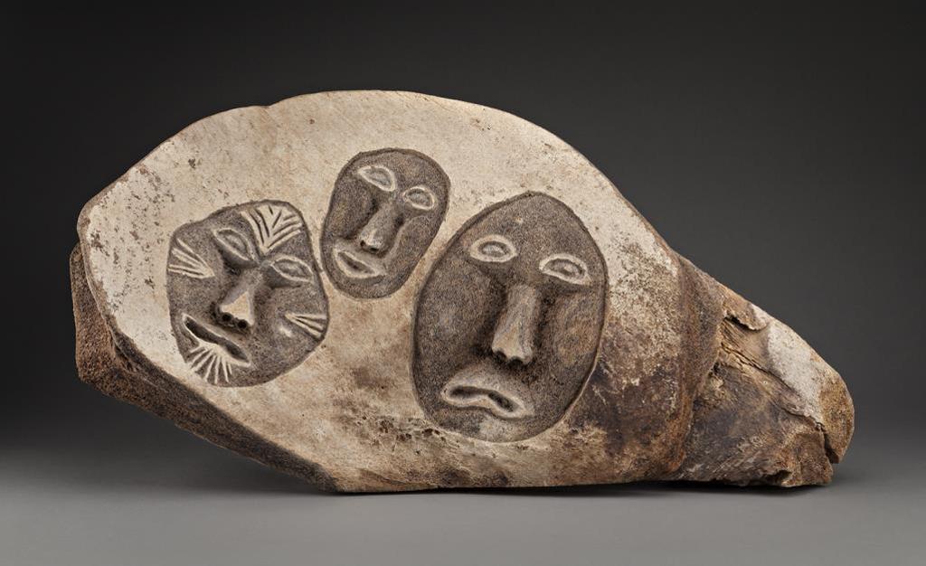 Lipa Lypa Pitsiulak (1943-2010) - c. 1980, whale bone,