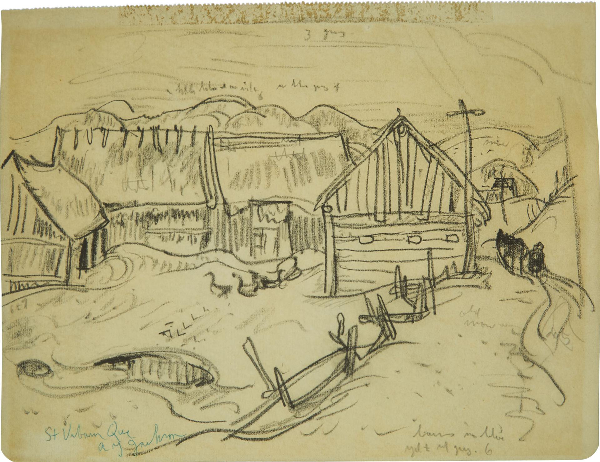Alexander Young (A. Y.) Jackson (1882-1974) - St. Urbain, Quebec