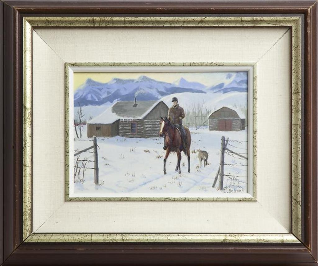 Elmer Schock (1970) - Untitled - Morning Ride