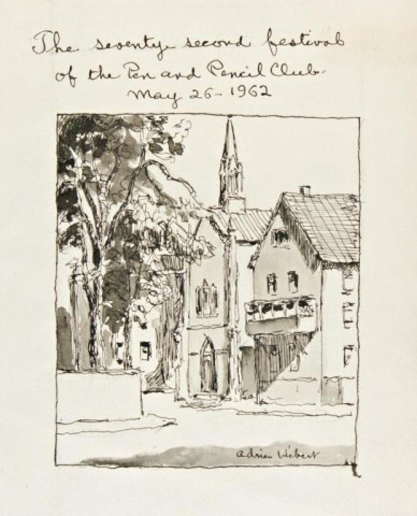 Adrien Hébert (1890-1967) - Drawing for Montreal Pen & Pencil Club