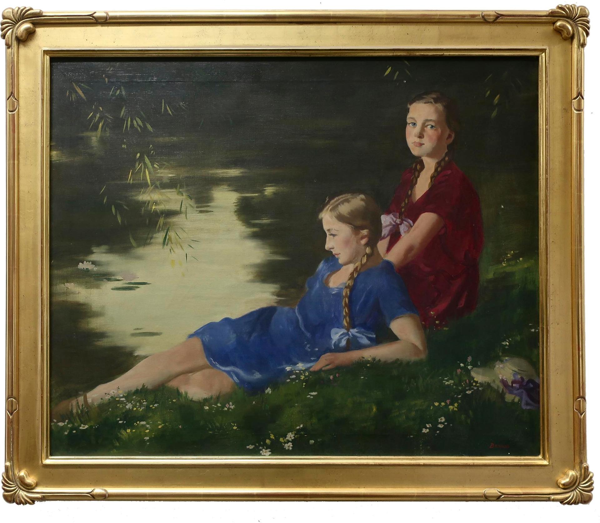 Archibald George Barnes (1887-1972) - Untitled (Lazy Sunday)