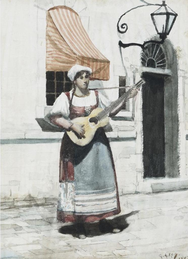 George Agnew Reid (1860-1947) - Street Singer