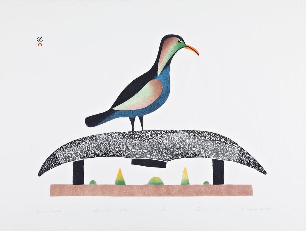 Kingmeata Etidlooie (1915-1989) - Bird On Kayak