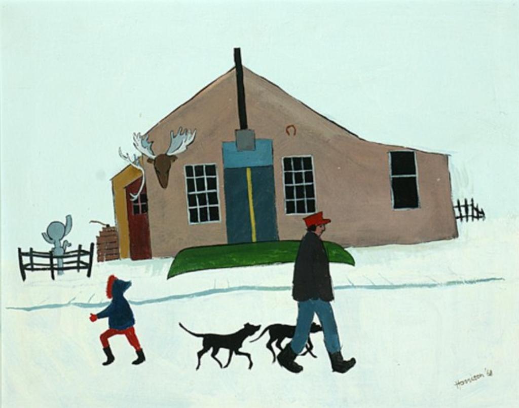 Ted Harrison (1926-2015) - Canadian born 1926  SCA OC
