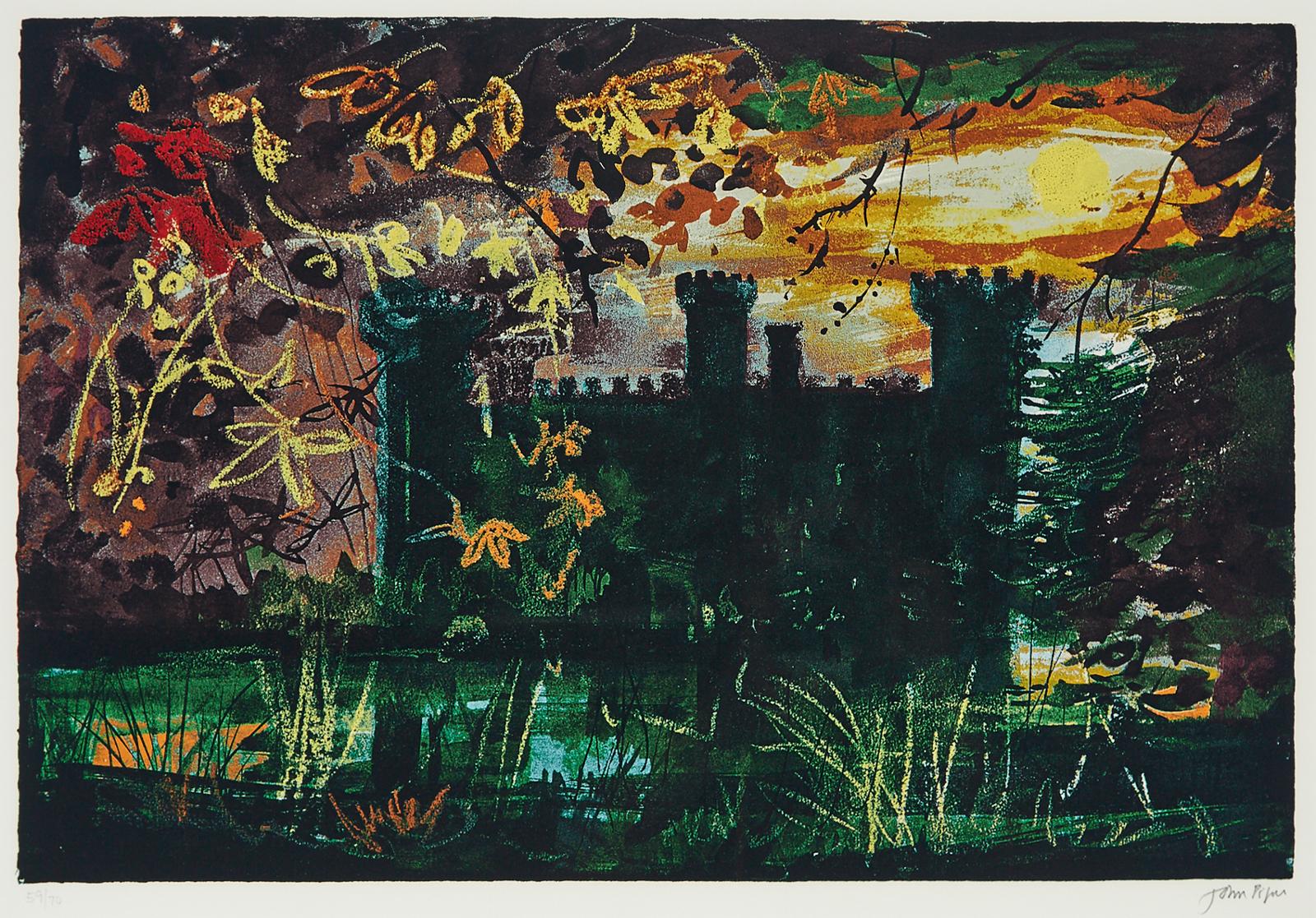 John S. Piper (1903-1992) - Eastnor Castle, Hereford, 1983 [levinson, 353]