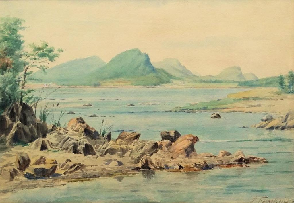 Joseph Charles Franchere (1866-1921) - Riviere Dans La Clairiere