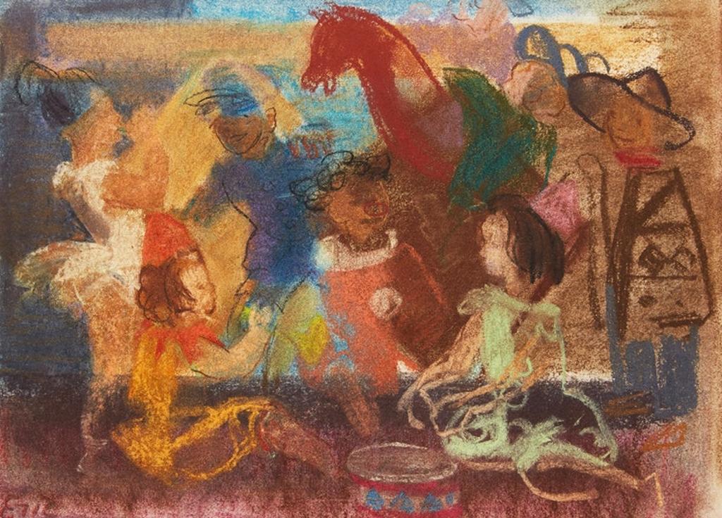 Lillian Freiman (1908-1986) - Circus Scene
