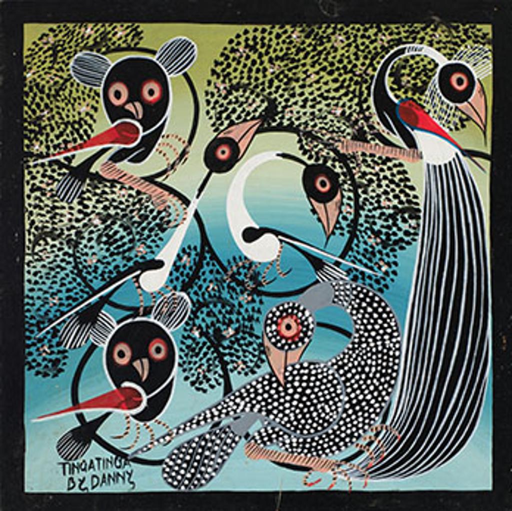 Tinga Tinga by Danny - Peacock with Animals