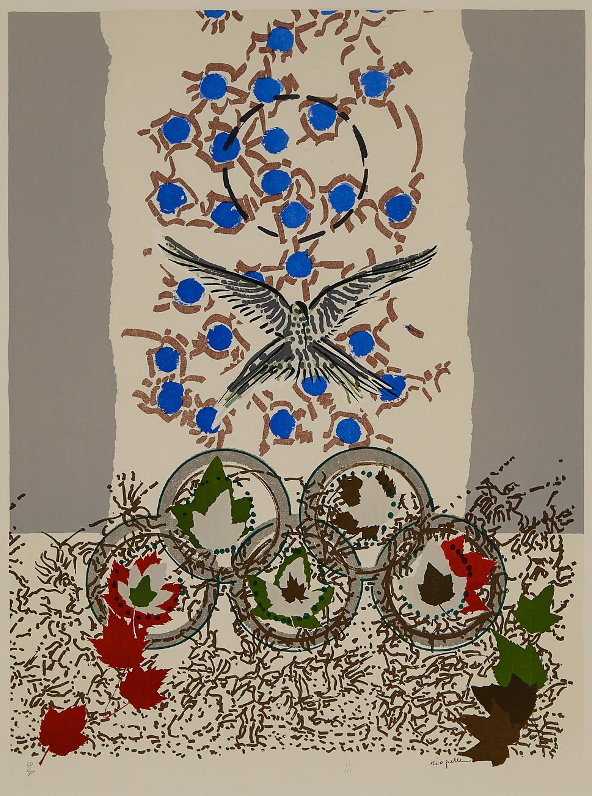 Jean-Paul Riopelle (1923-2002) - Séoul, 1988 [yseult Riopelle, 1988.02est.Li.Afv]