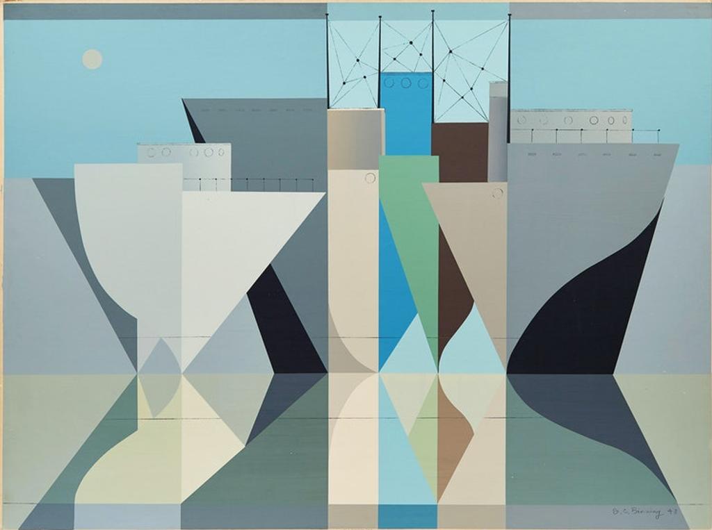 Bertram Charles (B.C.) Binning (1909-1976) - Ships in Classical Calm