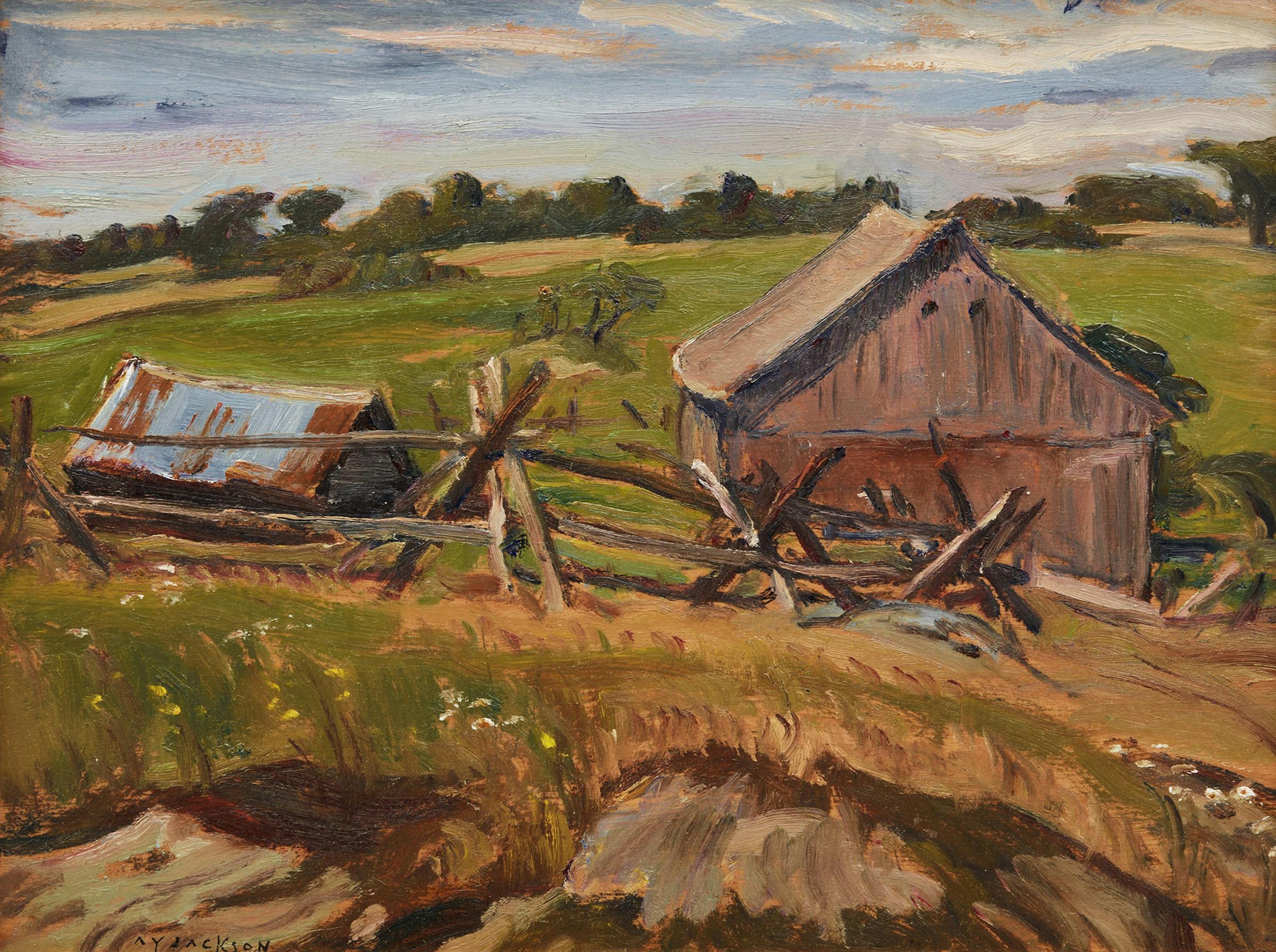 Alexander Young (A. Y.) Jackson (1882-1974) - Farm at Actinolite