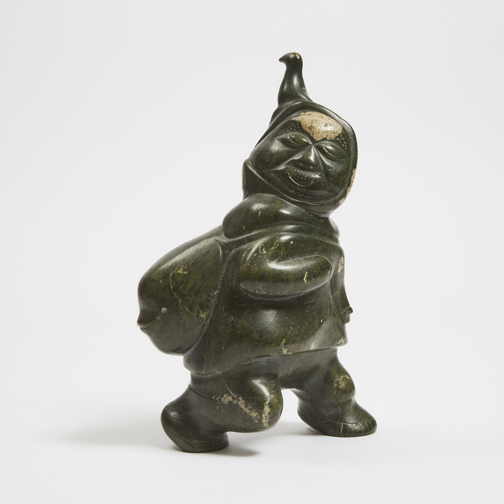 Charlie Ugyuk (1931-1998) - Beluga Hunter With Bird Spirit