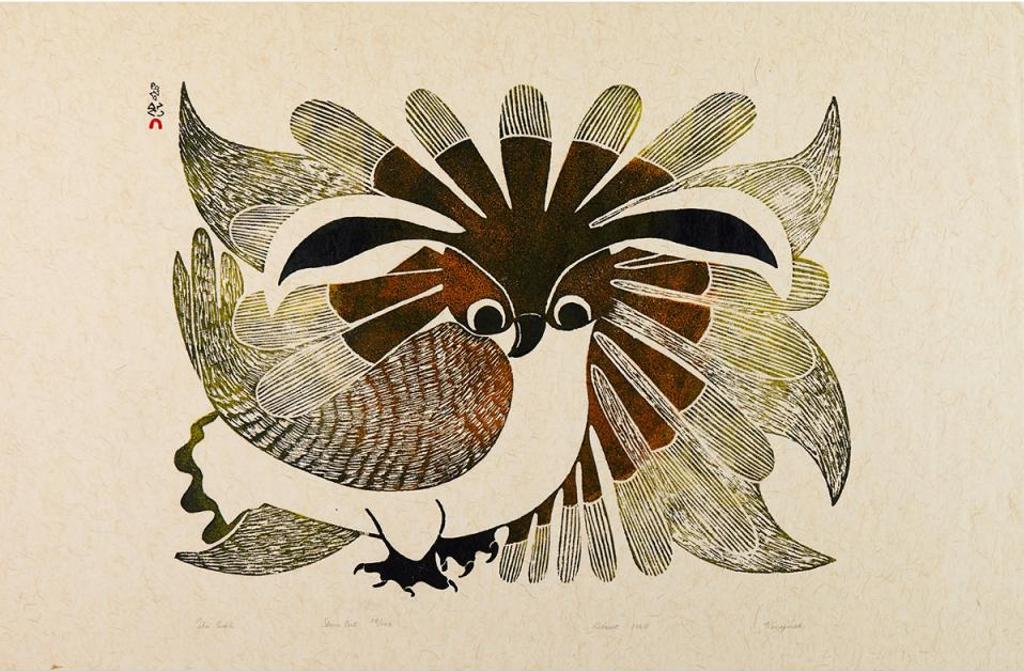 Kenojuak Ashevak (1927-2013) - The Owl