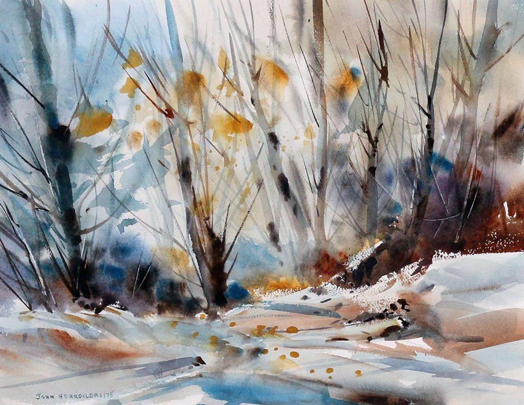John Henry Herreilers (1924-2001) - Late Autumn Trees And Stream