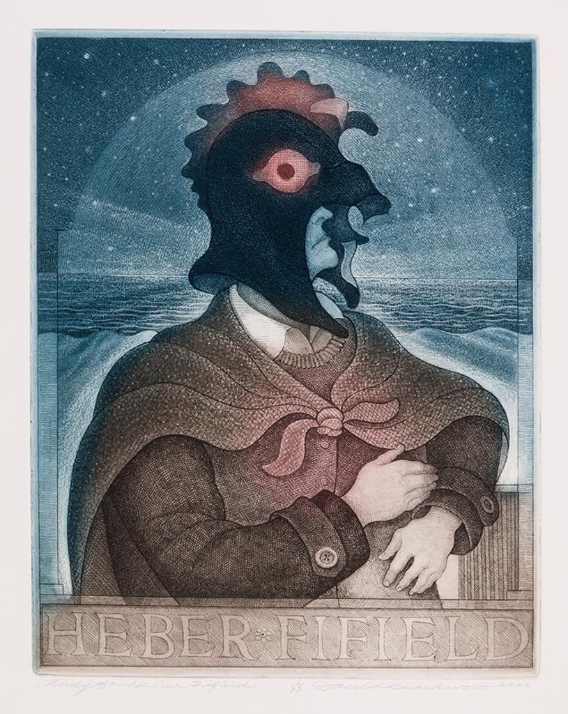 David Lloyd Blackwood (1941-2022) - Study for Great Mummer