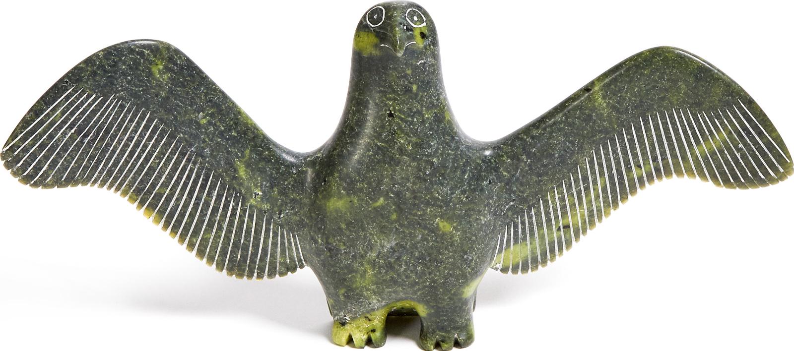 Abraham Etungat (1911-1999) - Bird With Outstretched Wings