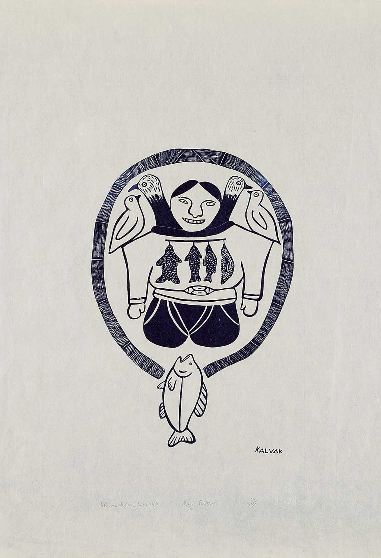 Helen Mabel Nigiyok Kalvak (1901-1984) - Magic Power  #24/50