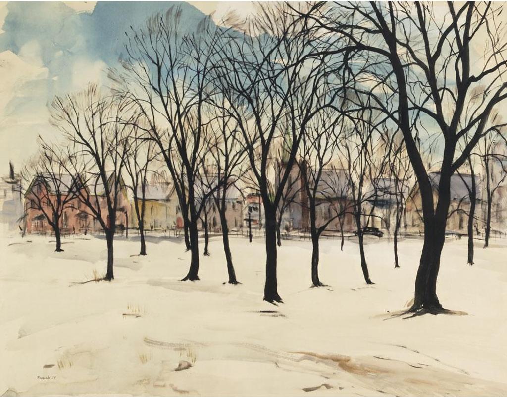 Albert Jacques Franck (1899-1973) - Village Scene