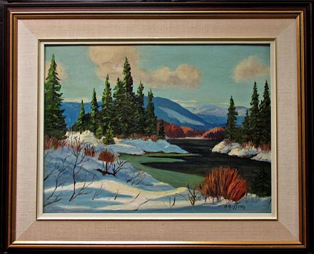 Roland Gissing (1895-1967) - Untitled (River In Winter)