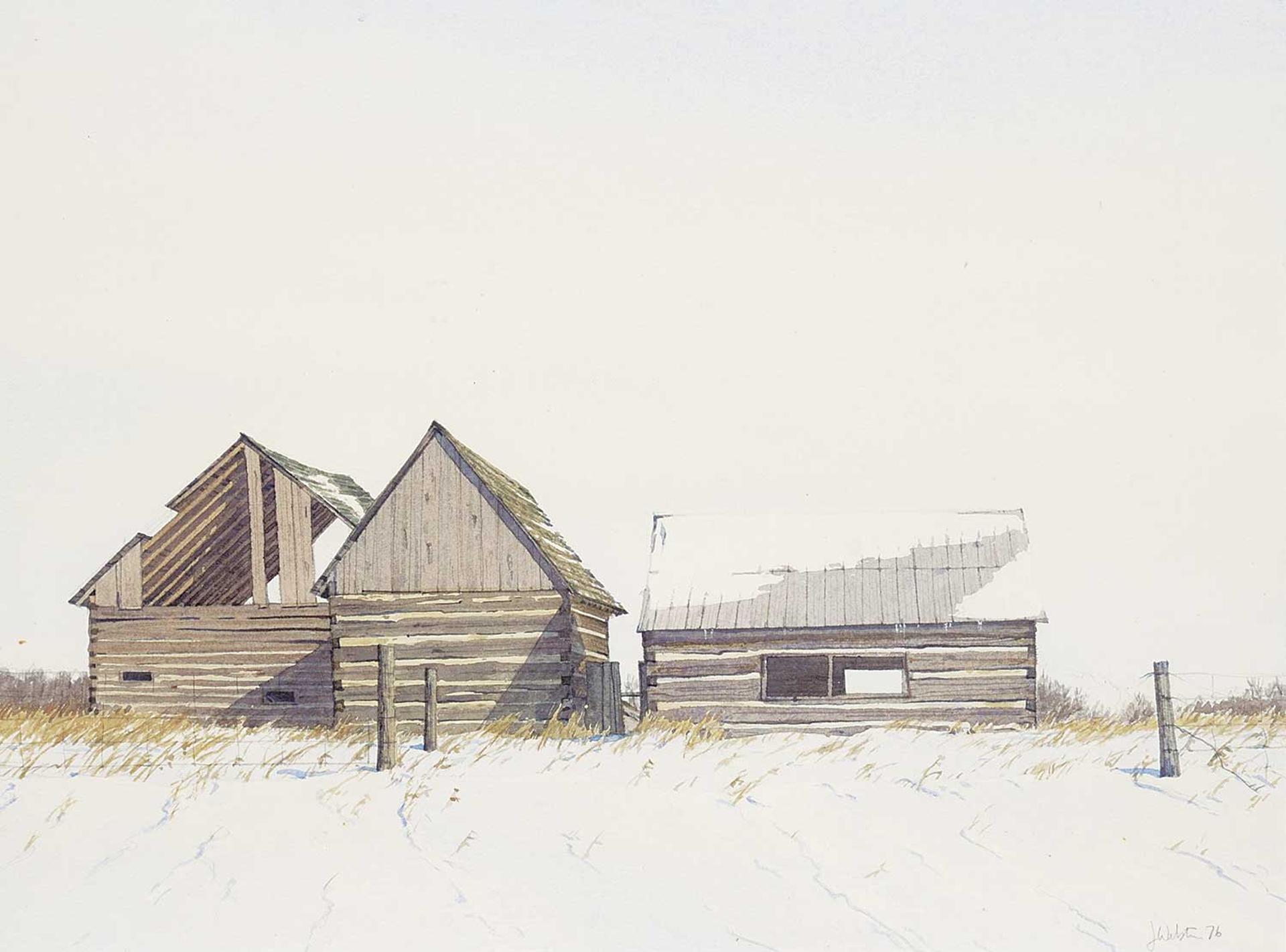 John C. Webster (1947) - Untitled - The Old Storage Sheds