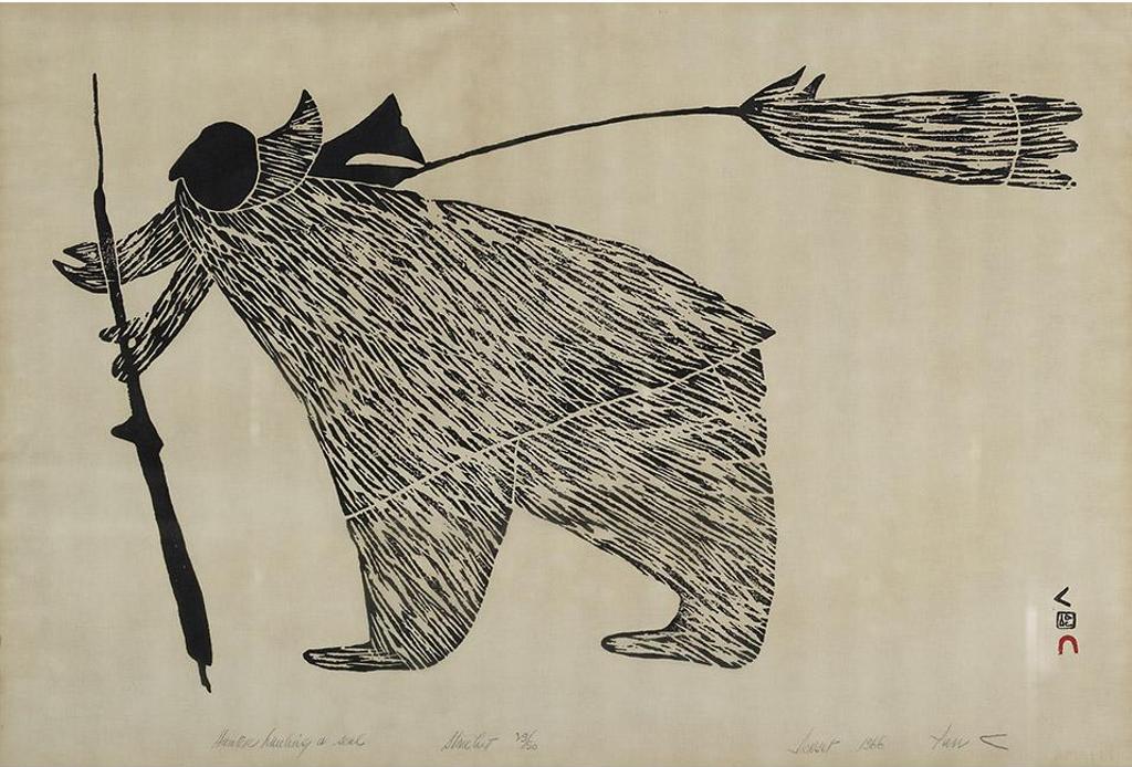 Parr (1893-1969) - Hunter Hauling A Seal