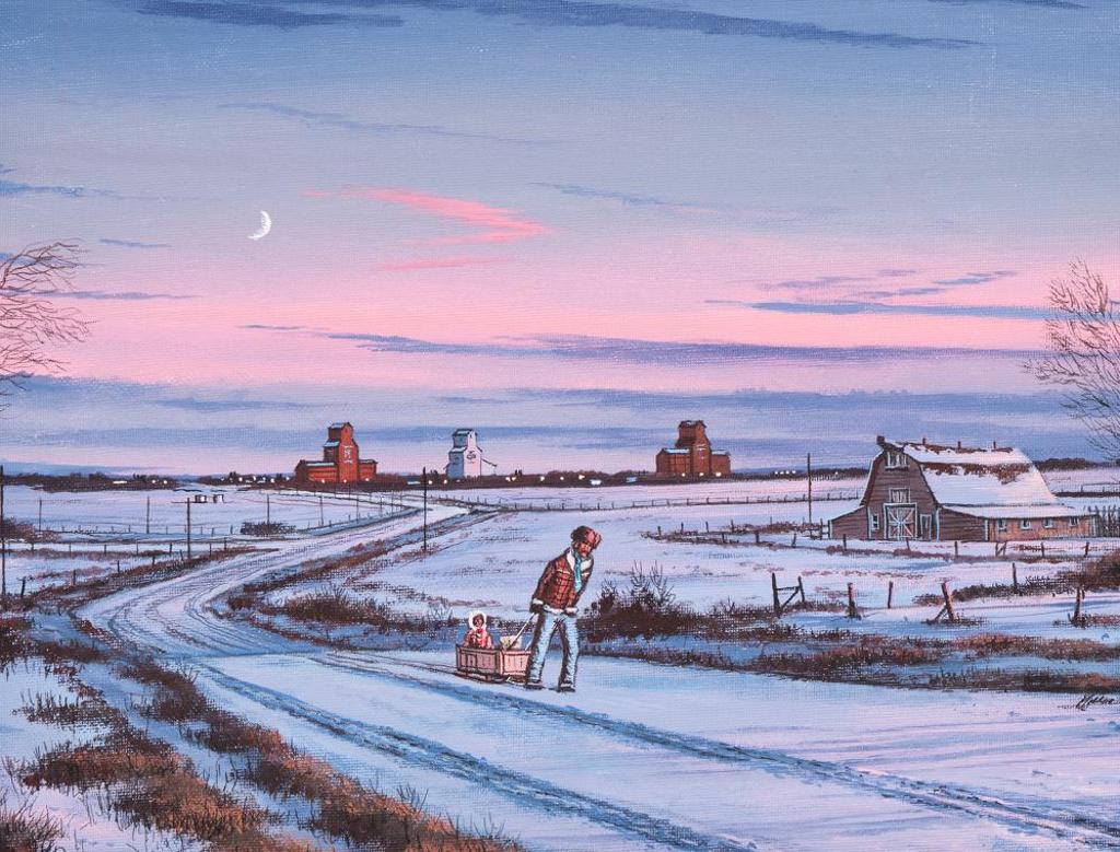 Bob Millard (1947-2014) - Untitled - Returning From Town