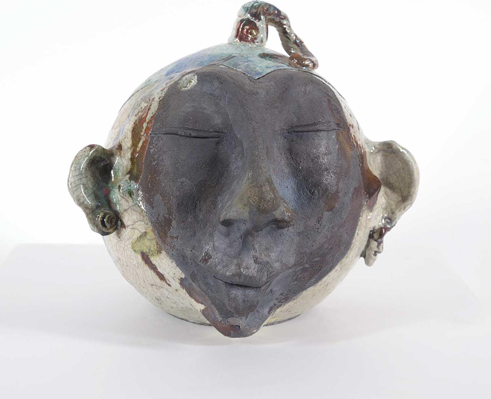 Richard Tanaka - Lidded Raku Cookie Jar
