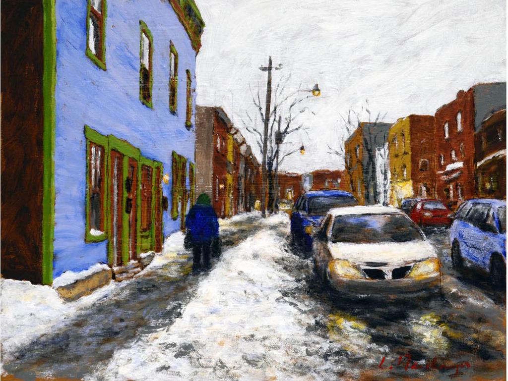 Luc Deschamps (1961-2021) - The Blue House  St-Henri  Montréal