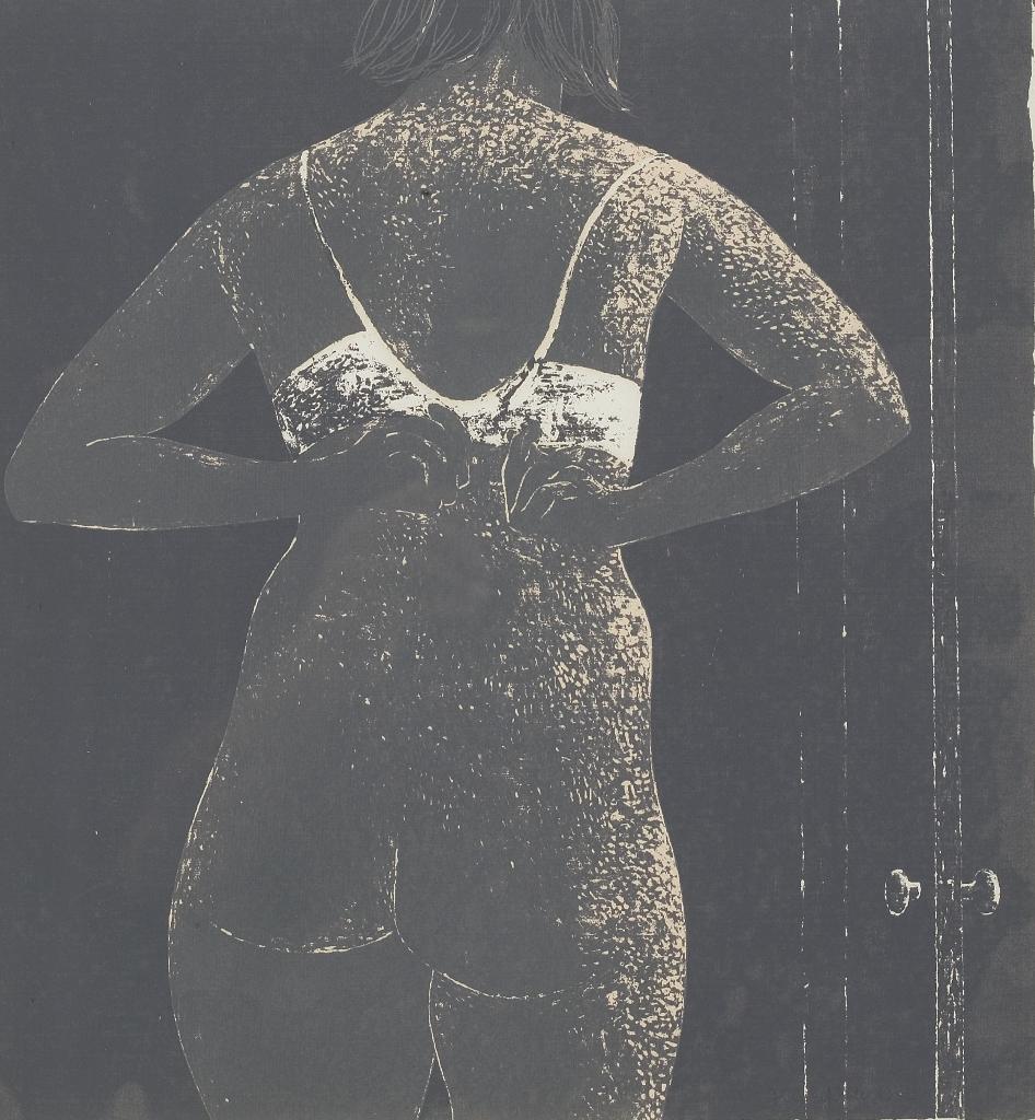 Alexander (Alex) Colville (1920-2013) - Woman With Brassiere