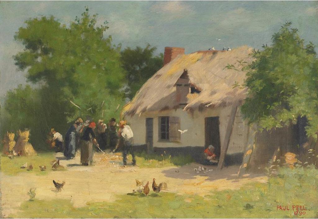 Paul Peel (1860-1892) - The Thatched Cottage