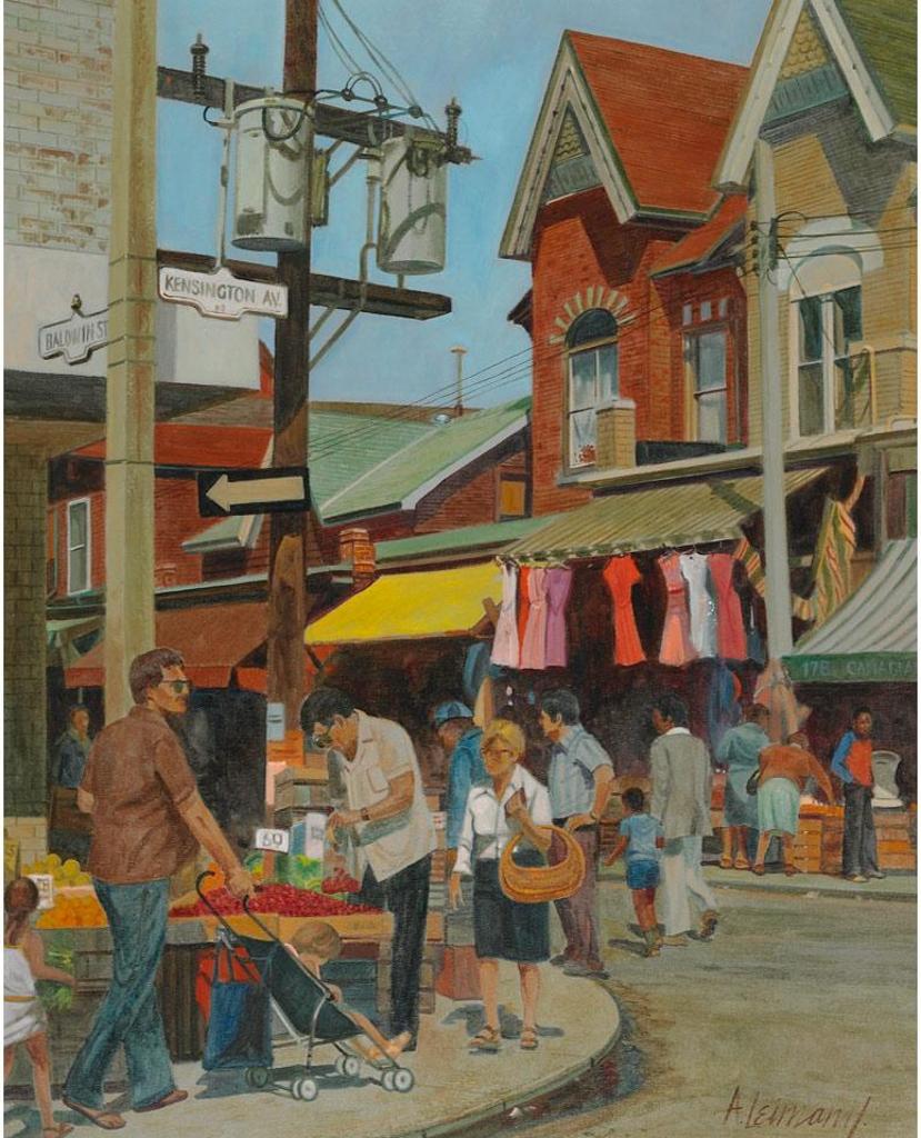 Andris Leimanis (1938) - A Sunny Summer Day, Kensington Market