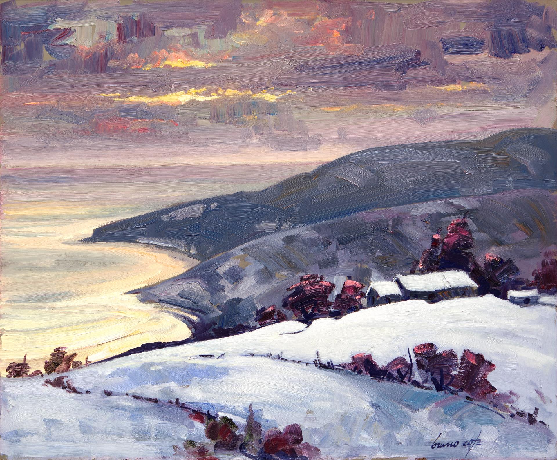 Bruno Cote (1940-2010) - La descente Sainte Irenée, n.d.