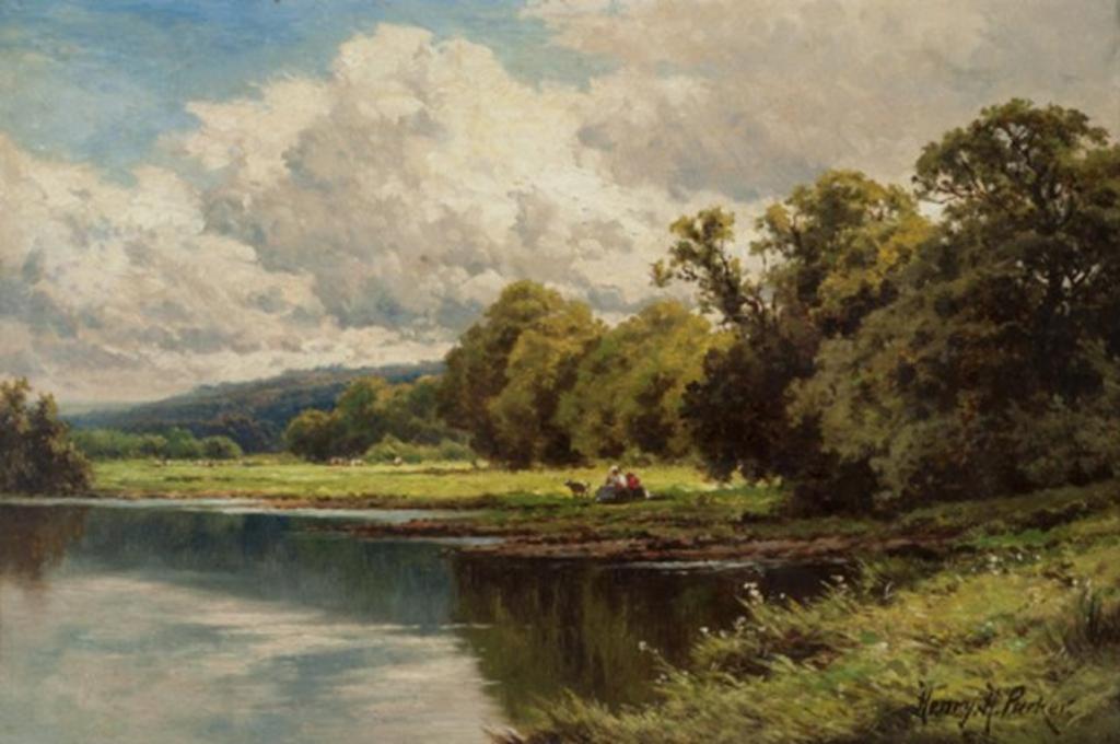 Henry Hillingford Parker (1858-1930) - Oil on canvas, signed; titled on reverse