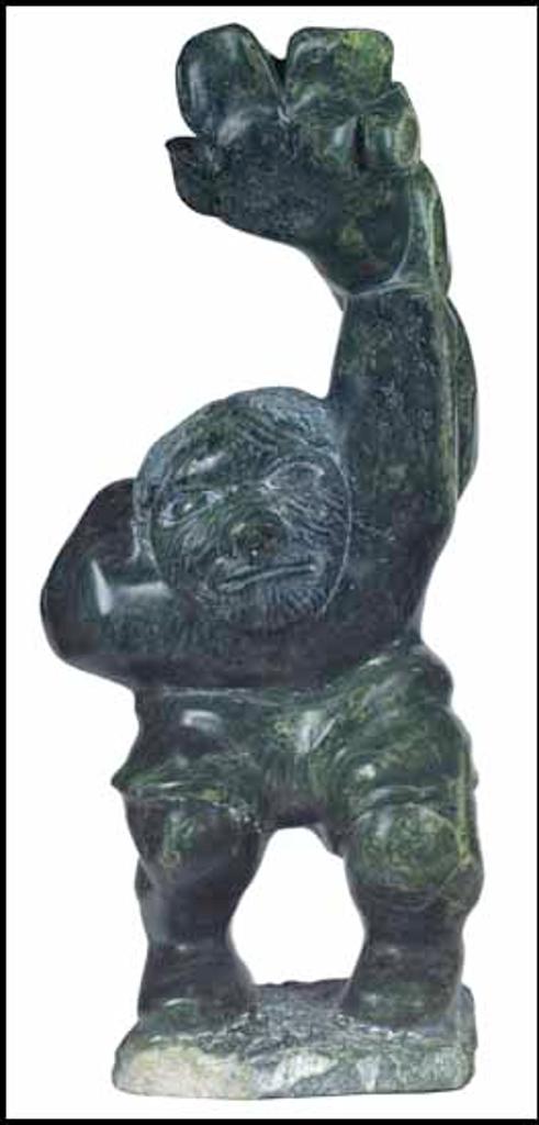 Aqjangajuk (Axangayu) Shaa (1937-2019) - Man and Meat