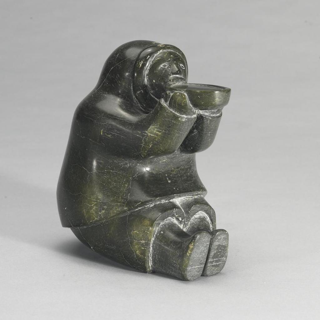 Nutaralaq Akulukjuk (1916) - Seated Figure Drinking