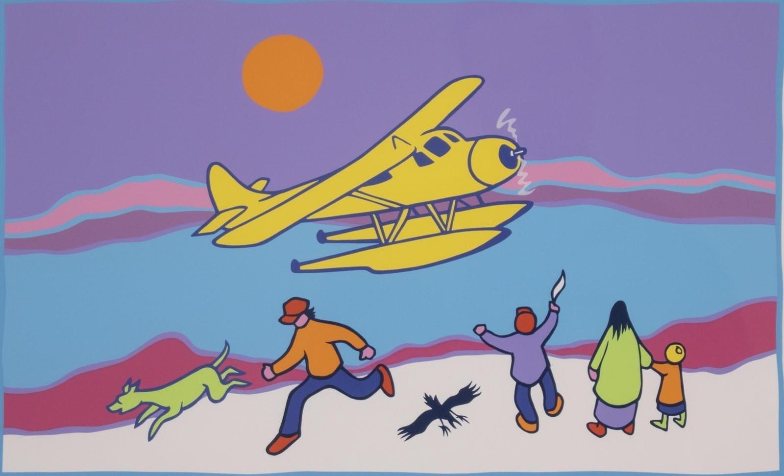 Ted Harrison (1926-2015) - colour serigraph on paper; ed. #147/200