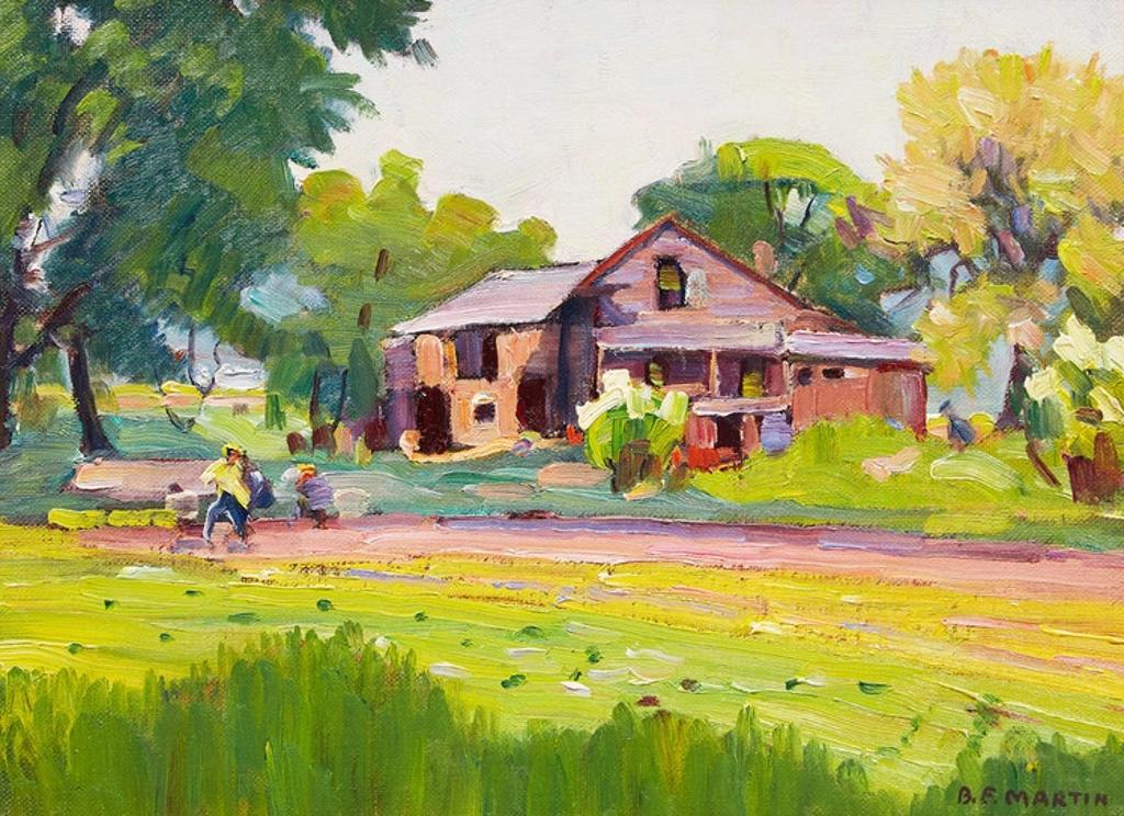 Bernice Fenwick Martin (1902-1999) - Market Gardens of Springtime (Lampton, ON)