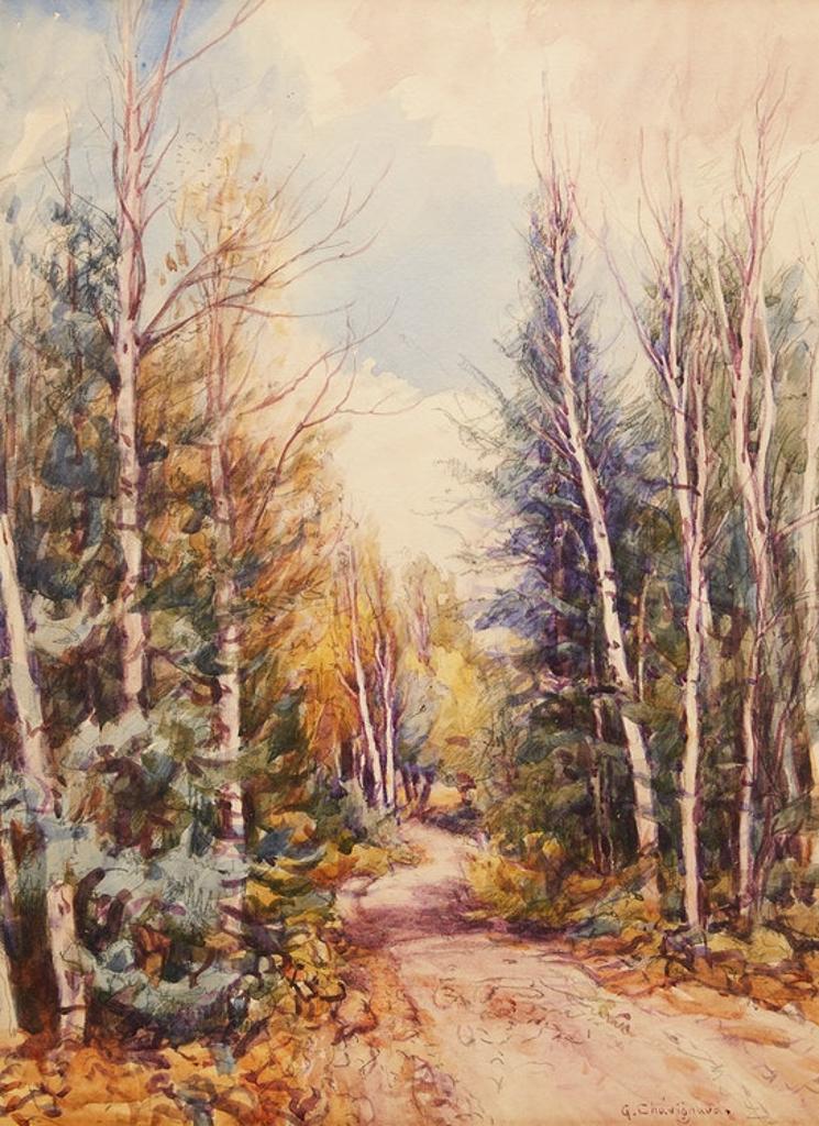 Georges Chavignaud (1865-1944) - The Road through the Woods