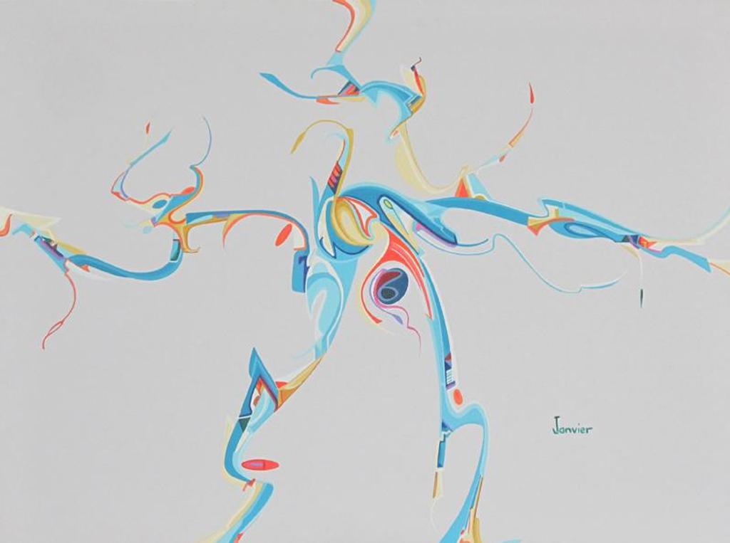 Alex Simeon Janvier (1935-2024) - Light At End Of Tunnel For Miss Bna; 1981